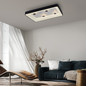 Preview: JUST LIGHT VERTIGO LED Deckenleuchte CCT Dimmbar 45W schwarz 14385-18