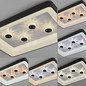 Preview: JUST LIGHT VERTIGO LED Deckenleuchte CCT Dimmbar 45W schwarz 14385-18