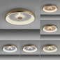 Preview: JUST LIGHT VERTIGO LED Deckenleuchte CCT Dimmbar 37W messingmatt 14386-60