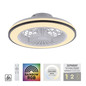 Preview: JUST LIGHT LENO LED Deckenleuchte CCT Dimmbar 44W schwarz 14447-18