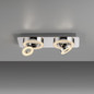Preview: JUST LIGHT TIM LED Deckenleuchte Warmweiss 10W chrom 14521-17