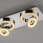 Preview: JUST LIGHT TIM LED Deckenleuchte Warmweiss 10W chrom 14521-17