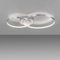 Preview: JUST LIGHT ASMINA LED Deckenleuchte Warmweiss 27,6W 2-fach aluminium 14540-95