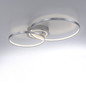 Preview: JUST LIGHT ASMINA LED Deckenleuchte Warmweiss 27,6W 2-fach aluminium 14540-95
