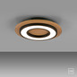 Preview: JUST LIGHT TOLA LED Deckenleuchte Warmweiss 16W schwarz 14560-18