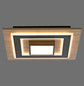Preview: JUST LIGHT TOLA LED Deckenleuchte Warmweiss 26W 2-fach schwarz 14563-18
