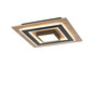 Preview: JUST LIGHT TOLA LED Deckenleuchte Warmweiss 26W 2-fach schwarz 14563-18