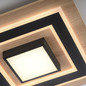 Preview: JUST LIGHT TOLA LED Deckenleuchte Warmweiss 26W 2-fach schwarz 14563-18