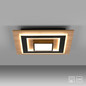Preview: JUST LIGHT TOLA LED Deckenleuchte Warmweiss 26W 2-fach schwarz 14563-18