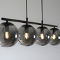Preview: JUST LIGHT BIG WIDOW Pendelleuchte E14 max. 25W 4-fach schwarz 14604-18