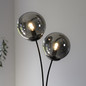 Preview: JUST LIGHT BIG WIDOW Tischleuchte E14 max. 25W 2-fach schwarz 14605-18
