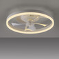 Preview: JUST LIGHT RITA LED Deckenleuchte mit Ventilator CCT Dimmbar 22W weiss 14624-16
