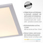 Preview: JUST LIGHT FLAT-AIR LED Deckenleuchte CCT Dimmbar 24W weiss 14643-16