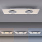 Preview: JUST LIGHT FLAT-AIR LED Deckenleuchte CCT Dimmbar 24W weiss 14643-16