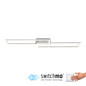 Preview: JUST LIGHT IVEN LED Deckenleuchte Warmweiss Dimmbar 36W stahl 14691-55