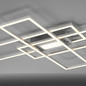 Preview: JUST LIGHT ASMIN LED Deckenleuchte CCT Dimmbar 45W stahl 14693-55