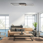 Preview: JUST LIGHT ASMIN LED Deckenleuchte Warmweiss 45W schwarz 14694-18
