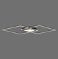 Preview: JUST LIGHT ASMIN LED Deckenleuchte Warmweiss 45W schwarz 14695-18