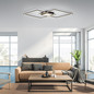 Preview: JUST LIGHT ASMIN LED Deckenleuchte Warmweiss 45W schwarz 14695-18