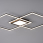 Preview: JUST LIGHT ASMIN LED Deckenleuchte Warmweiss 45W schwarz 14695-18