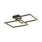Preview: JUST LIGHT IVEN LED Deckenleuchte Warmweiss 20W schwarz 14708-18
