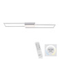 Preview: JUST LIGHT ASMIN LED Deckenleuchte CCT Dimmbar 24W 3-fach stahl 14711-55