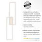 Preview: JUST LIGHT ASMIN LED Deckenleuchte CCT Dimmbar 24W 3-fach stahl 14711-55