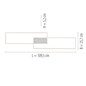 Preview: JUST LIGHT ASMIN LED Deckenleuchte CCT Dimmbar 24W 3-fach stahl 14711-55
