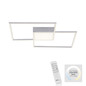 Preview: JUST LIGHT ASMIN LED Deckenleuchte CCT Dimmbar 26,5W 3-fach stahl 14712-55
