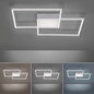 Preview: JUST LIGHT ASMIN LED Deckenleuchte CCT Dimmbar 26,5W 3-fach stahl 14712-55