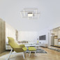 Preview: JUST LIGHT ASMIN LED Deckenleuchte CCT Dimmbar 21W 4-fach stahl 14713-55