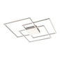Preview: JUST LIGHT ASMIN LED Deckenleuchte CCT Dimmbar 21W 4-fach stahl 14713-55