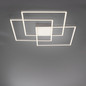 Preview: JUST LIGHT ASMIN LED Deckenleuchte CCT Dimmbar 21W 4-fach stahl 14713-55