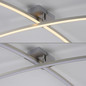 Preview: JUST LIGHT SIMON LED Deckenleuchte Warmweiss 12W stahl 14726-55