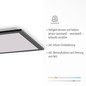 Preview: JUST LIGHT FLAT LED Deckenleuchte CCT Dimmbar 36W schwarz 14757-18