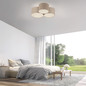 Preview: JUST LIGHT DURO Deckenleuchte E27 max. 10W 3-fach sand 14890-39