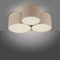Preview: JUST LIGHT DURO Deckenleuchte E27 max. 10W 3-fach sand 14890-39