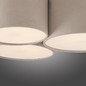 Preview: JUST LIGHT DURO Deckenleuchte E27 max. 10W 3-fach sand 14890-39