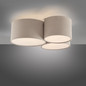 Preview: JUST LIGHT DURO Deckenleuchte E27 max. 10W 3-fach sand 14890-39