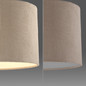 Preview: JUST LIGHT DURO Deckenleuchte E27 max. 10W sand 14891-39