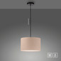 Preview: JUST LIGHT DURO Pendelleuchte E27 max. 10W sand 14892-39