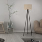 Preview: JUST LIGHT DURO Stehleuchte E27 max. 10W sand 14894-39