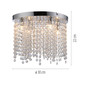 Preview: JUST LIGHT KULUNKA Kronleuchter G9 max. 5W 4-fach chrom 15064-17