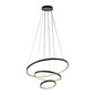 Preview: JUST LIGHT CERCHI LED Pendelleuchte Warmweiss 45W schwarz 15070-18