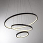 Preview: JUST LIGHT CERCHI LED Pendelleuchte Warmweiss 45W schwarz 15070-18