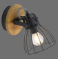 Preview: JUST LIGHT TARO Deckenleuchte E14 max. 10W schwarz 15117-18