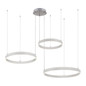 Preview: JUST LIGHT LILLUTI LED Pendelleuchte Warmweiss Dimmbar 52W 2-fach stahl 15156-55