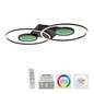 Preview: JUST LIGHT TUNEL LED Deckenleuchte CCT Dimmbar 35,8W 2-fach schwarz 15160-18