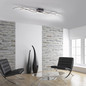 Preview: JUST LIGHT WAVE LED Deckenleuchte Warmweiss 29,5W 3-fach schwarz 15167-18