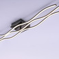 Preview: JUST LIGHT WAVE LED Deckenleuchte Warmweiss 29,5W 3-fach schwarz 15167-18